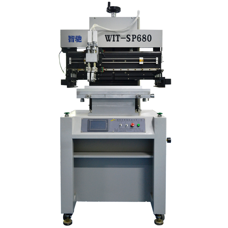 Semi-automatic solder paste printing machine